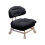 Ergonomic Desk Chair with Reclining Backrest and 360 3