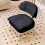 Ergonomic Desk Chair with Reclining Backrest and 360 6