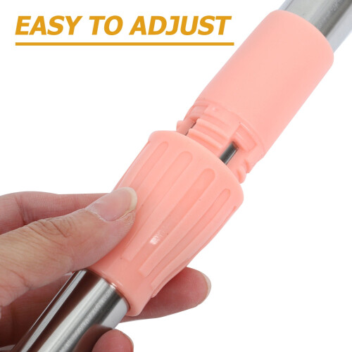 2Pcs Retractable Clothes Reach Pole Adjustable Clothes Drying Rod for Home Use Assorted Color 1