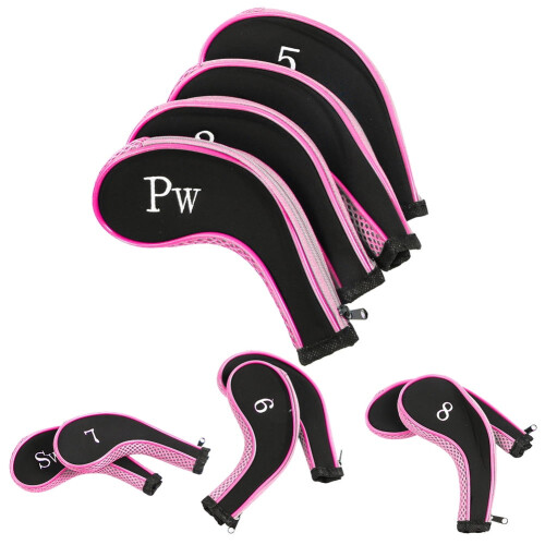 Octpeak Neoprene Waterproof Golf Iron Covers Set 10pcs