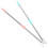 2Pcs Retractable Clothes Reach Pole Adjustable Clothes Drying Rod for Home Use Assorted Color 7