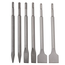 Jeu de 6 burins pour marteau perforateur SDS-PLUS