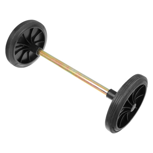 Roda de reposição para lixeira, preta, 2 peças, 48 cm (19 polegadas)