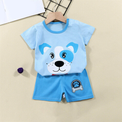 Ensemble d'été imprimé à manches courtes pour tout-petits (3M-6T) 1