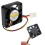 4x4cm 3Pin Head Detachable Cleaning Quiet Radiator Computer PC CPU Cooling Fan 5