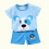 Ensemble d'été imprimé à manches courtes pour tout-petits (3M-6T) 4