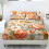 Polyester lakenset met Robin bloemenprint, 3-delig 1