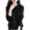 Damen-Strickcardigan, einfarbig, langärmelig 1