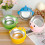 Stainless Steel Baby Suction Bowl with Silicone Shell 4 pcs 8