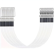 Fluorocarbon Fishing Leader 20–80 lb with Swivels