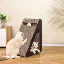 Cardboard Scratching Post for Indoor Cats, Large Size