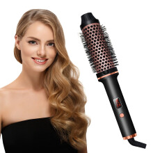 Heated Round Brush 38mm LCD Temp Control 120–210C