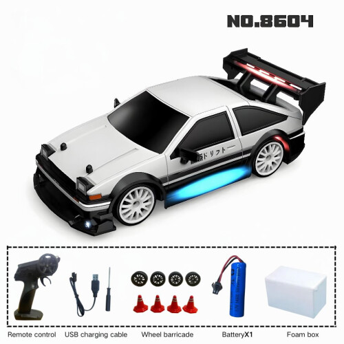Gluaisteán Drift RC1: 24Scála2.4GHz4WD le Soilse LED