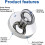 Neodymium Fishing Magnet 500 lbs Pull Force 2.36 Inch 5
