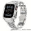 Apple Watch-rem og -etui i rustfrit stål til Series9to 8