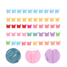 Butterfly Hair Clamps PP Material 50 Pcs