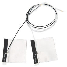 Trådløs WiFi-antenne til intern brug af bærbar computer, IPX4WLAN-kabel M.2U.FL-stik, reserveantenne med IPEX4MHF4-grænseflade, dobbeltbånd 2,4