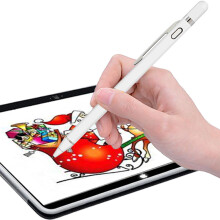 Penna stilo attiva per schermi touch, punta metallica ultra fine di precisione, alimentazione a batteria con risparmio energetico intelligente,