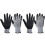 Heat and Cut Resistant Work Gloves Silicone Coated Grey 2 1