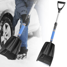 Shovel Car Winter Retractable Defrosting Tool Blue