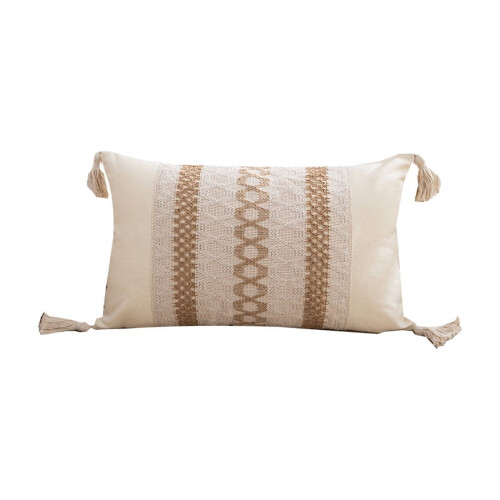Federa con nappe, morbida e decorativa, 1 pezzo 2
