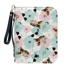 Veľký obal na Bibliu z umelej kože Hibiscus Corgi