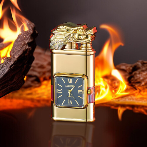 Vindtett Jet Flame Fakkellighter Dragehodedesign