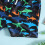 Boys swim trunks quick-dry summer print shorts 5