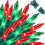 Christmas String Lights Red Green 200-Light 39.2ft 1