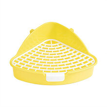Rabbit Litter Box Bunny Corner Toilet Box Potty Trainer Animal Potty Trainer for Hamster Guinea Pig Ferret Rat Chinchialla Cage Pan
