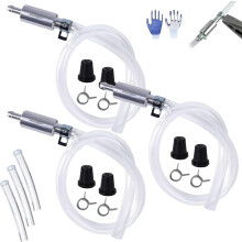 Brake Bleeder Hose with Check Valve 3 pcs Universal
