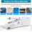 Macchina da cucire portatile a mano con 2 bobine 3