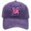 Pink Ribbon Embroidered Women's Adjustable Baseball Cap 1