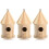 Casetta in legno per colibrì e parrocchetti. 3