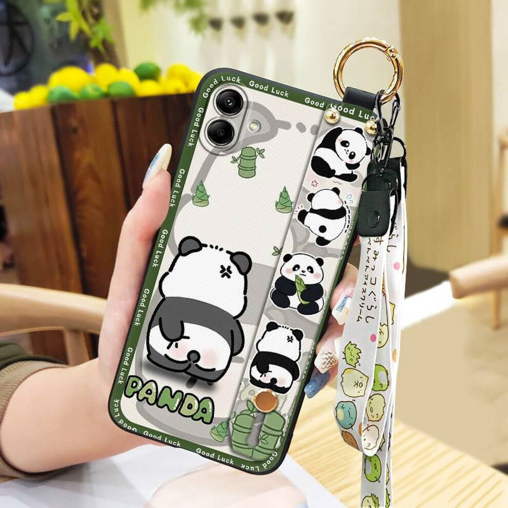 Samsung Galaxy A05 Phone Case With Panda Cartoon Ring, 9422877601035