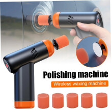 Clearance Sale! 2-Speed Car Polisher w/ 5 Pads, Compatible with Car Detailing & Scratch Removal