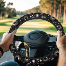 Galaxy Golf Cart Steering Wheel Cover Sweat-Absorbent
