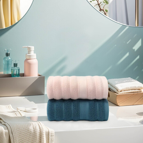 Cotton Bath Towels 600 GSM 2-Pack Turkish Towels 1