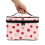 Pink Polka Dot Portable Makeup Bag with Brush Slots 1 Pack 3