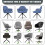 Polyester Stretchable Chair Slipcovers with Classical Flower Pattern, Washable & Removable, Compatible with Swivel Curved Back Chairs 6
