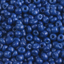 Marineblaue, undurchsichtige Glas-Abstandsperlen, 4 mm, 200 Stück