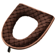 Housse de siège de toilette en tissu doux et lavable (1 pièce)