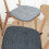Kitchen Chair Cushions Memory Foam Gray 2 Pcs 8