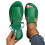 Willtoo Women's Leather Flat Slides Sandals Square Toe 1