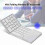 Wireless Bluetooth Mini Folding Keyboard with Touchpad 3