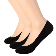 Dames lage inlegsokken, onzichtbaar, antislip, voor gebruik