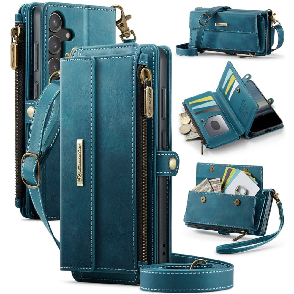 Caseme Wallet Case For Samsung Galaxy S23 Fe 5G Blue 968604571282
