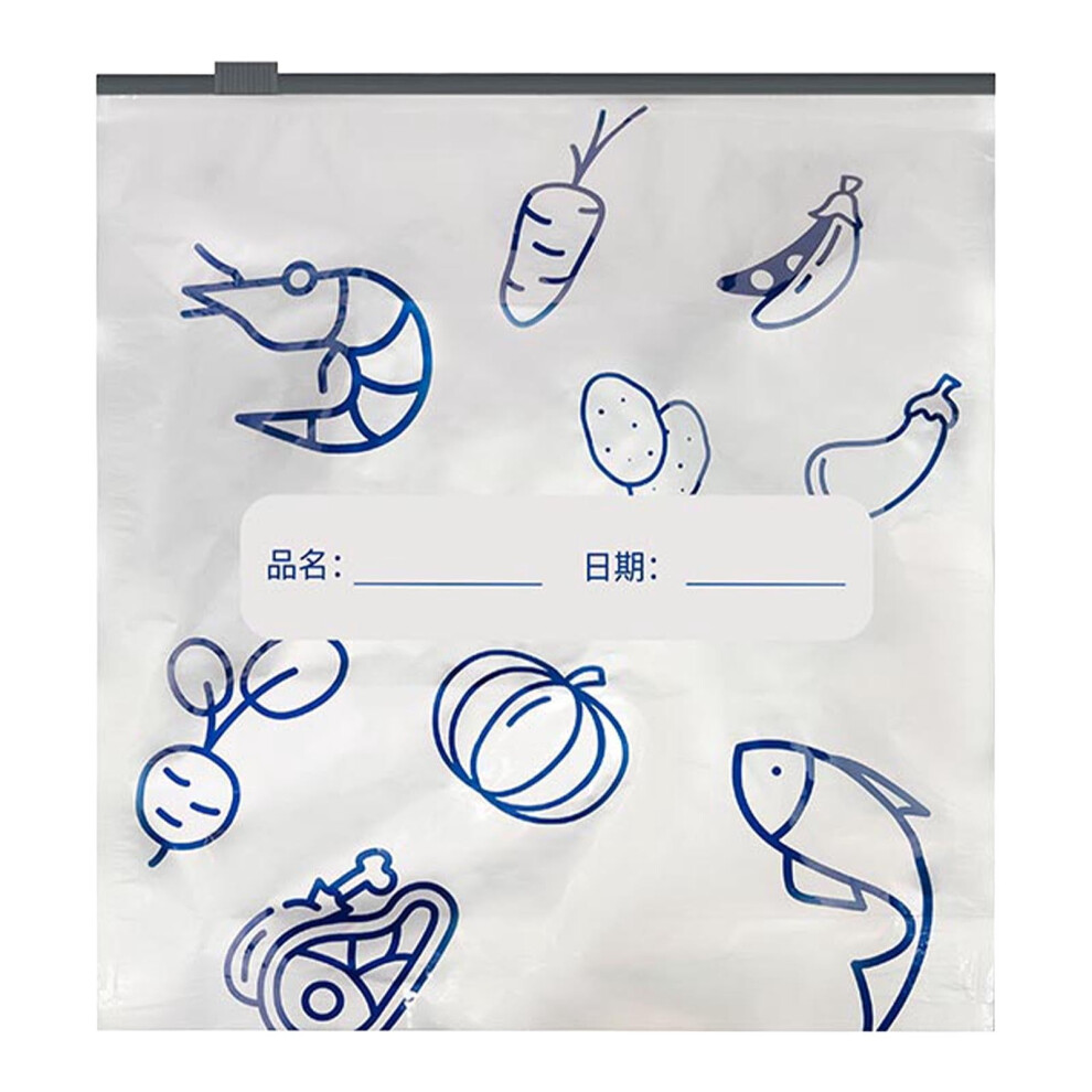 铝箔密封保鲜袋 可重复使用 立式拉链款