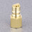 Conector rápido de latão para aparelhos a gás propano. 9,9 x 5,3 x 5,3 cm (3,9 x 2,1 x 2,1 polegadas). 5