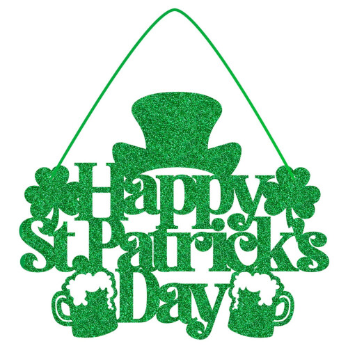 St. Patrick's Day Door Hanging Festive Decor 1 Pack
